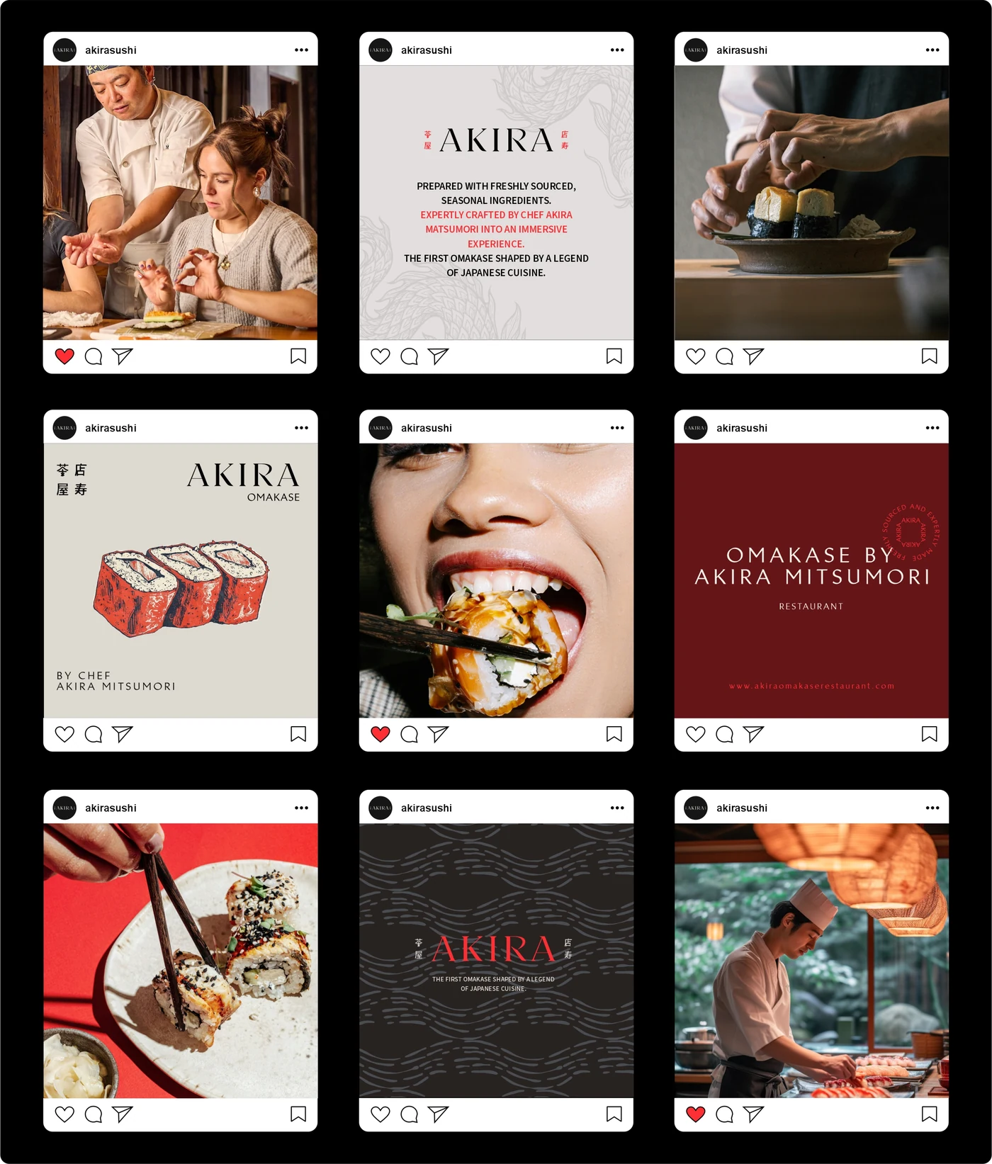 Sistema de contenidos de Akira aplicado a redes sociales
