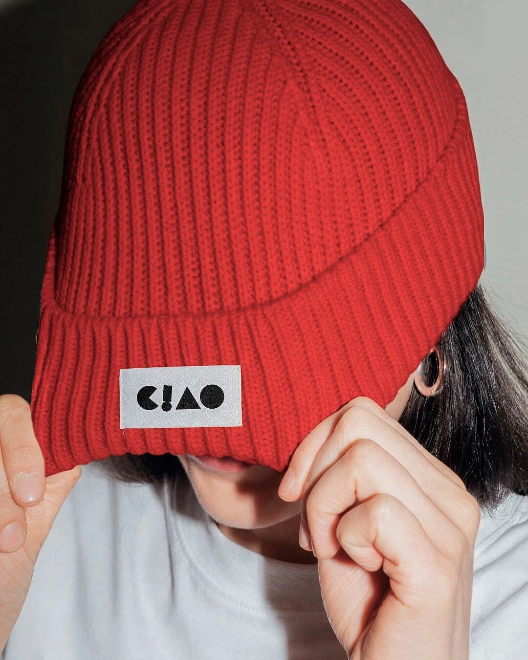 Gorro de lana con el logo de Ciao