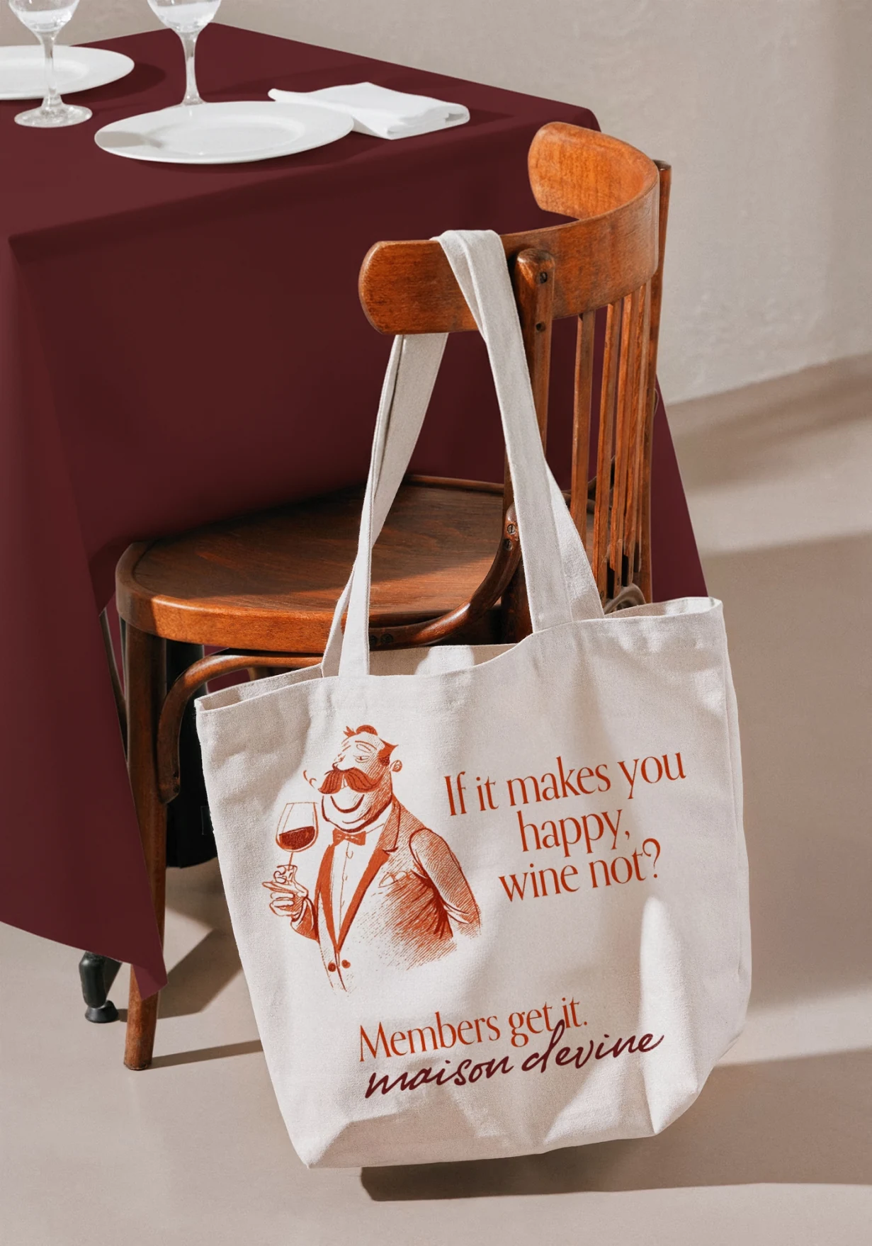 Tote bag de Maison Devine