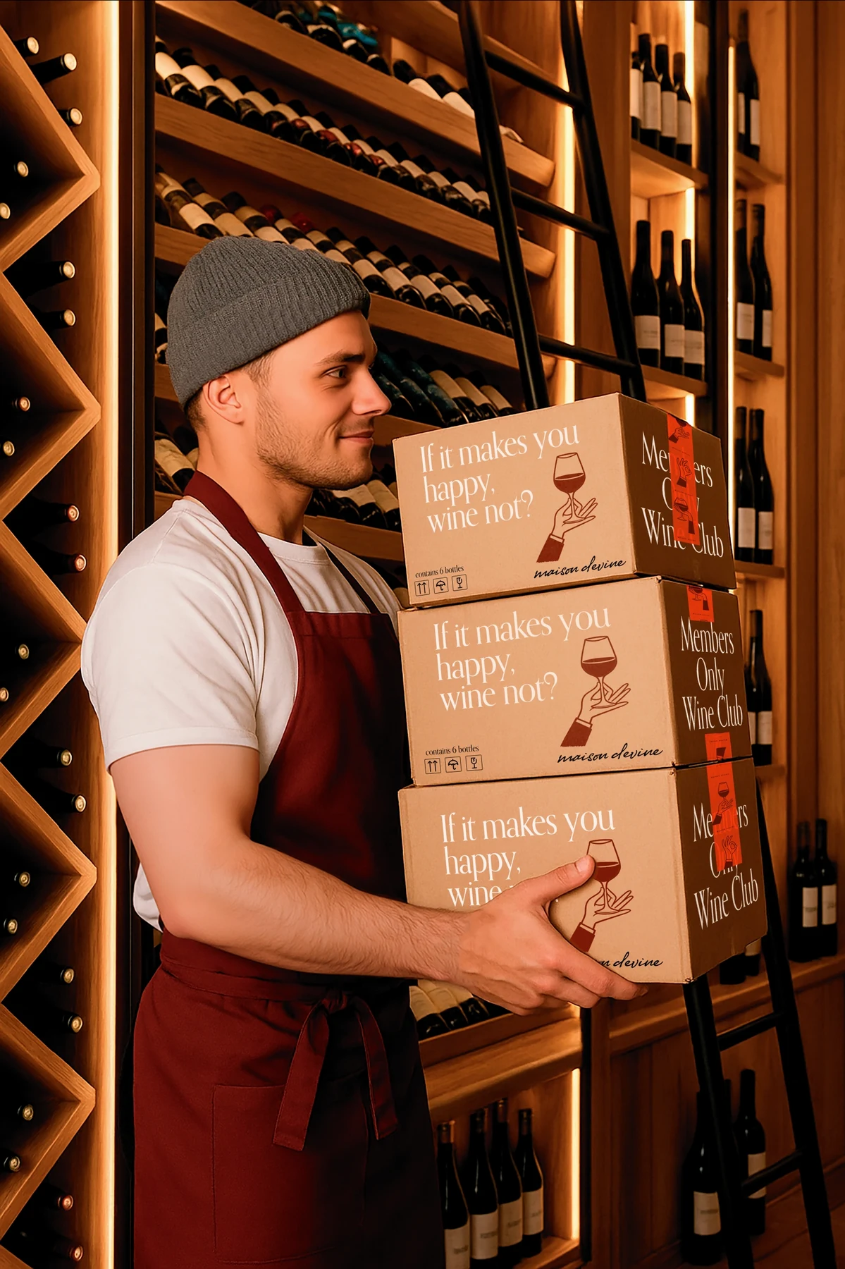 Packaging de cajas de Maison Devine