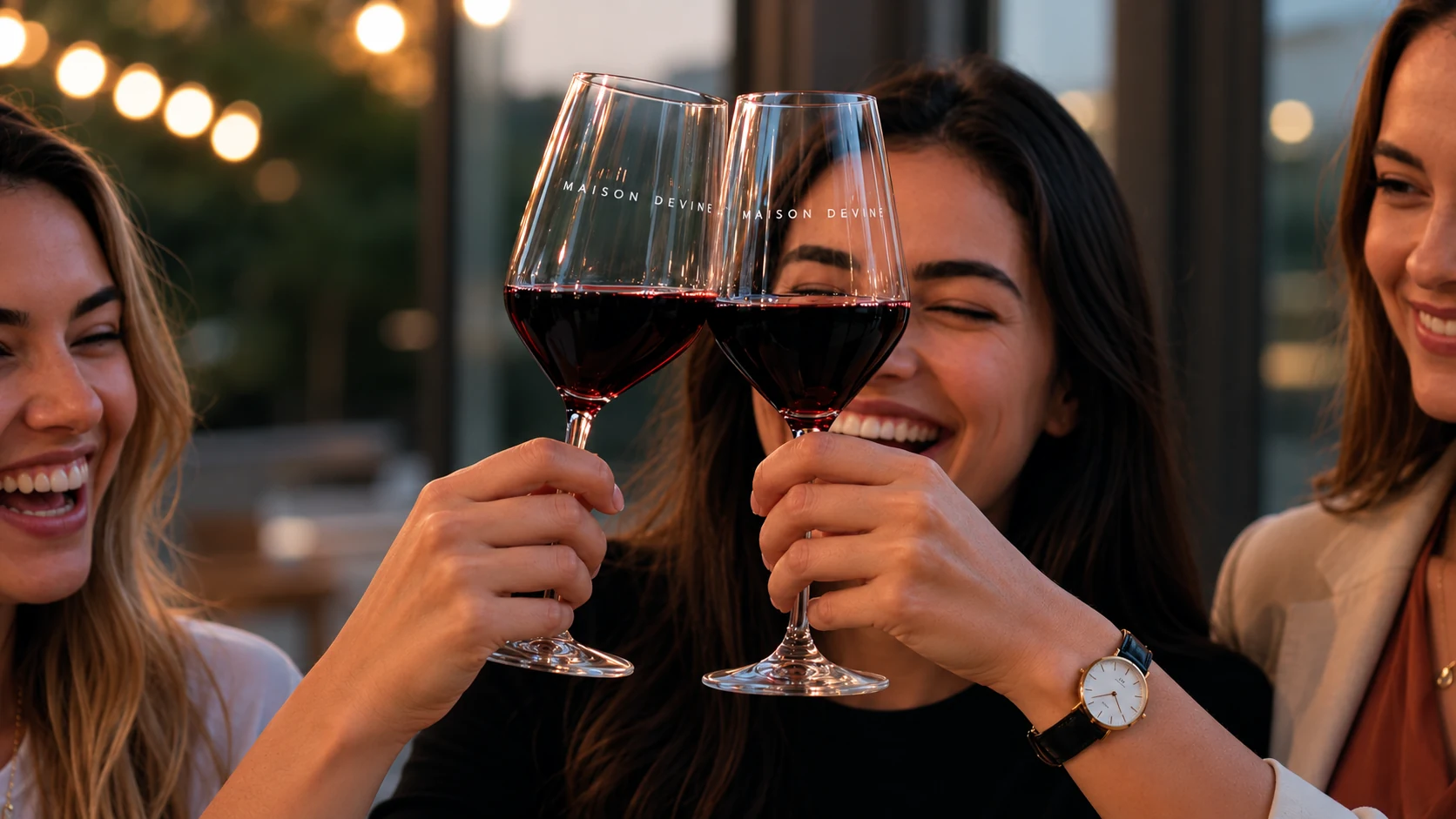 Brindis como parte de la experiencia Maison Devine