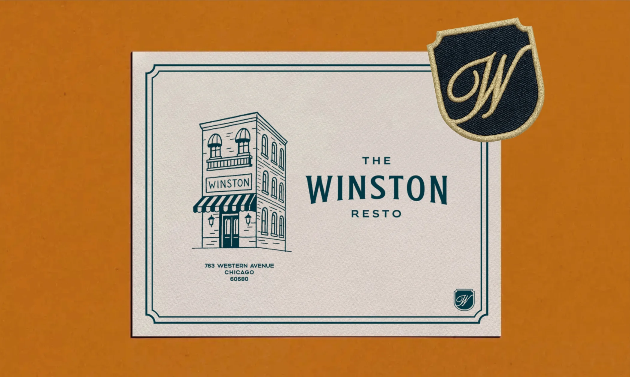 Sistema visual de Winston aplicado a una tarjeta de marca